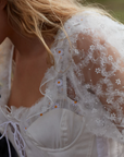 Tilly Denim Corset Top by For Love & Lemons - FINAL SALE