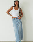 Ribbed knit tank top. Unlined. white rib tank. white tank top. basic tank top. white basic tank top.