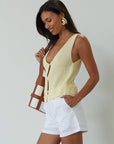 Woven shorts. Button and zipper fly. Side pockets. Faux back pockets. Fully lined. white shorts. white linen shorts. summer shorts. summer bottoms. summer outfit