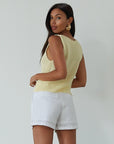 Woven shorts. Button and zipper fly. Side pockets. Faux back pockets. Fully lined. white shorts. white linen shorts. summer shorts. summer bottoms. summer outfit