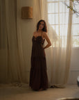 European summer vacation. European summer outfit. European summer. European summer shorts. European summer aesthetic. Tuscany outfit inso. Tuscany aesthetic. Summer dress. brown maxi dress. summer outfit. everyday dress. vacation dress. dinner dress.