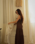 European summer vacation. European summer outfit. European summer. European summer shorts. European summer aesthetic. Tuscany outfit inso. Tuscany aesthetic. Summer dress. brown maxi dress. summer outfit. everyday dress. vacation dress. dinner dress.