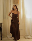 European summer vacation. European summer outfit. European summer. European summer shorts. European summer aesthetic. Tuscany outfit inso. Tuscany aesthetic. Summer dress. brown maxi dress. summer outfit. everyday dress. vacation dress. dinner dress.