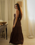 European summer vacation. European summer outfit. European summer. European summer shorts. European summer aesthetic. Tuscany outfit inso. Tuscany aesthetic. Summer dress. brown maxi dress. summer outfit. everyday dress. vacation dress. dinner dress.