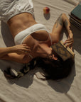 European summer vacation. European summer outfit. European summer. European summer set. European summer aesthetic. Tuscany outfit inso. Tuscany aesthetic. Summer top. bralette and short set. loungewear. cute loungewear. white lounge set. white loungewear set. white cotton set.