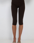 brown Capri pant
Elastic waistband
Unlined
fall transition outfit