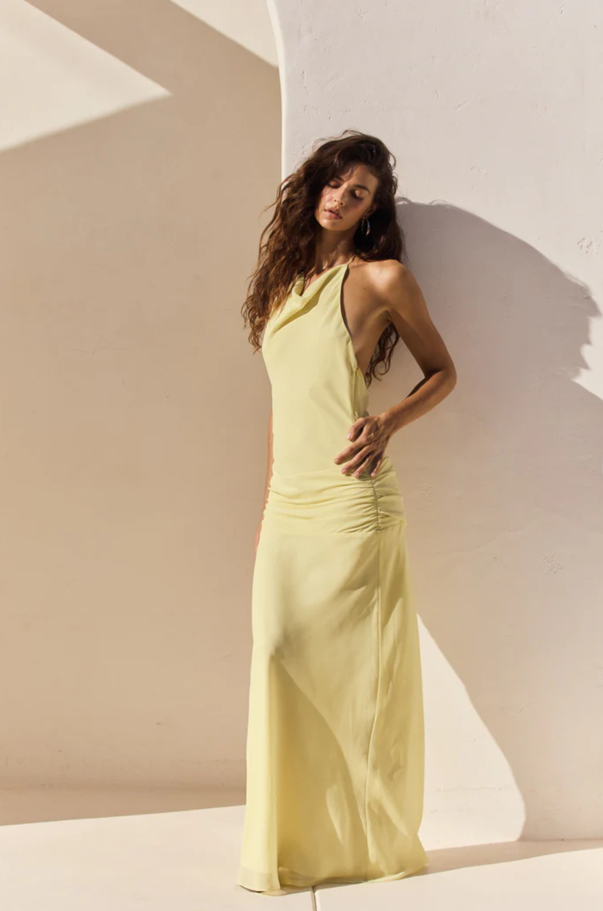 lpa giulia maxi dress  Rent with Iz 136 cm / 53.54 in Grace is 173cm and wears a size AU 6 / US 2 Buy LPA Giulia Maxi Dress
