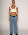 Handmade knit crochet bralette top
Crop top
Unlined
summer top