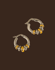 18K Gold Non-Tarnish Two Toned Hoop Earrings
18K Gold Plating
Stainless Steel
