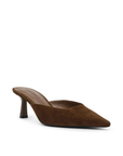 Suede kitten heel
Slide on design
Pointed toe
tan suede heel
camel suede heel
brown suede heel