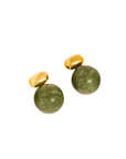 green 18K Gold Non-Tarnish Green Marble Ball Earrings
18K Gold Plating
Stainless Steel
Resin Measurement (L x W inch): 0.89 x 0.63
Lead-free/Nickel-safe/Hypoallergenic/Water Resistant