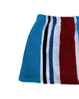 red white and blue Striped printed towel skirt
Elastic waistband
Unlined
Up-cycled
Each towel is up-cycled - there may be imperfections