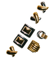 Two toned earrings. Square shaped earrings. Tarnish free. Stainless steel. Lightweight.