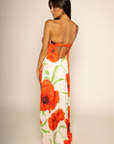 Strapless floral maxi dress
Back clasp closure
Elastic band
summer maxi dress
loral wedding guest dress
