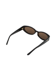 brown Oval tort sunglasses
Gold hardware engraved with Banbé logo on outer left arm
Style details printed in gold foil on inner right arm
Scratch resistant/category 3/polarised lens
100% UV protection
Acetate frame
Width: 3.8", Lens Height: 1.1", Arm Length: 5.5", Nose Bridge: 0.7"