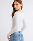 Be Mine Long Sleeve Top by Rumored - FINAL SALE