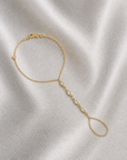 Lorelei Gold Filled Hand Chain by LUNA B - FINAL SALE
