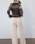 Knit wide leg pants. Drawstring waist. Unlined. cream pants. cute casual pants. fall outfit. fall pants