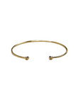 18k Gold Filled Open CZ Cuff Bracelet
60mm diameter - adjustable sizing
Hypoallergenic jewelry
Nickel Free
Water-resistant