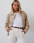 Market Find Leather Jacket