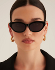 black Cat eye sunglasses