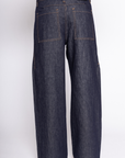 High waisted denim jean
Dark wash
Button fly closure
4 pocket construction
Contrast stitching
Unlined
dark denim jeans
fall bottoms
fall pants
fall denim
fall outfit
denim on denim outfit