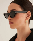 black Cat eye sunglasses