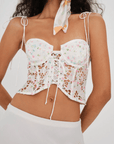 Kyra Crop Top by For Love & Lemons - SHOPLUNAB