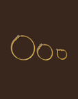 gold hoop earrings