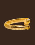 18K Gold Non-Tarnish Bold Bangle
18K Gold Plating
Stainless Steel
Inner Diameter: 2.75" / Thickness: 0.4"
Lead-free
Nickel-safe
Hypoallergenic
Water Resistant
gold asymmetrical bangle bracelet