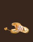 18K Gold Non-Tarnish CZ Classic C Hoop Earring
18K Gold Plating
Stainless Steel
Cubic Zirconia (CZ)
Measurement (L x W inch): 0.8 x 0.7
Lead-free
Nickel-safe
Hypoallergenic
Water Resistant