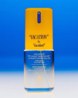 The award-winning scent of “VACATION” by Vacation® Eau de Toilette, now in a lighter, convenient mist format. Spritz it on its own, or layer it over Vacation® sunscreen for a scent that transports you poolside, with notes of Coconut, Banana, Pool Water, Pool Toy, Swimsuit Fabric, and more.
TOP NOTES: Petitgrain Essence, Coconut Water, Coconut Milk
HEART NOTES: Bergamot, Solar Musk, Banana, Pineapple
BASE NOTES: Pool Water, Swimsuit Fabric, Sea Salt