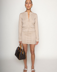 TOP
tan Knit eyelet cardigan
Scollop trim
Front button closure
Unlined
SKIRT
tan Knit eyelet mini skirt
Scallop trim
Elastic waistband
Unlined
summer knit set
spring knit set