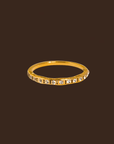 18K Gold Non-Tarnish Thin CZ Ring
18K Gold Plating
Stainless Steel
Cubic Zirconia
Size 7 Measurement: 0.682 Diameter/2.14 Circumference
Size 8 Measurement: 0.714 Diameter/2.24 Circumference
Lead-free/Nickel-safe/Hypoallergenic/Water Resistant
gold cz band ring