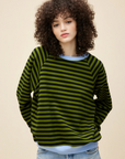 Stripe Vintage Sweatshirt Top by Daydreamer - FINAL SALE
