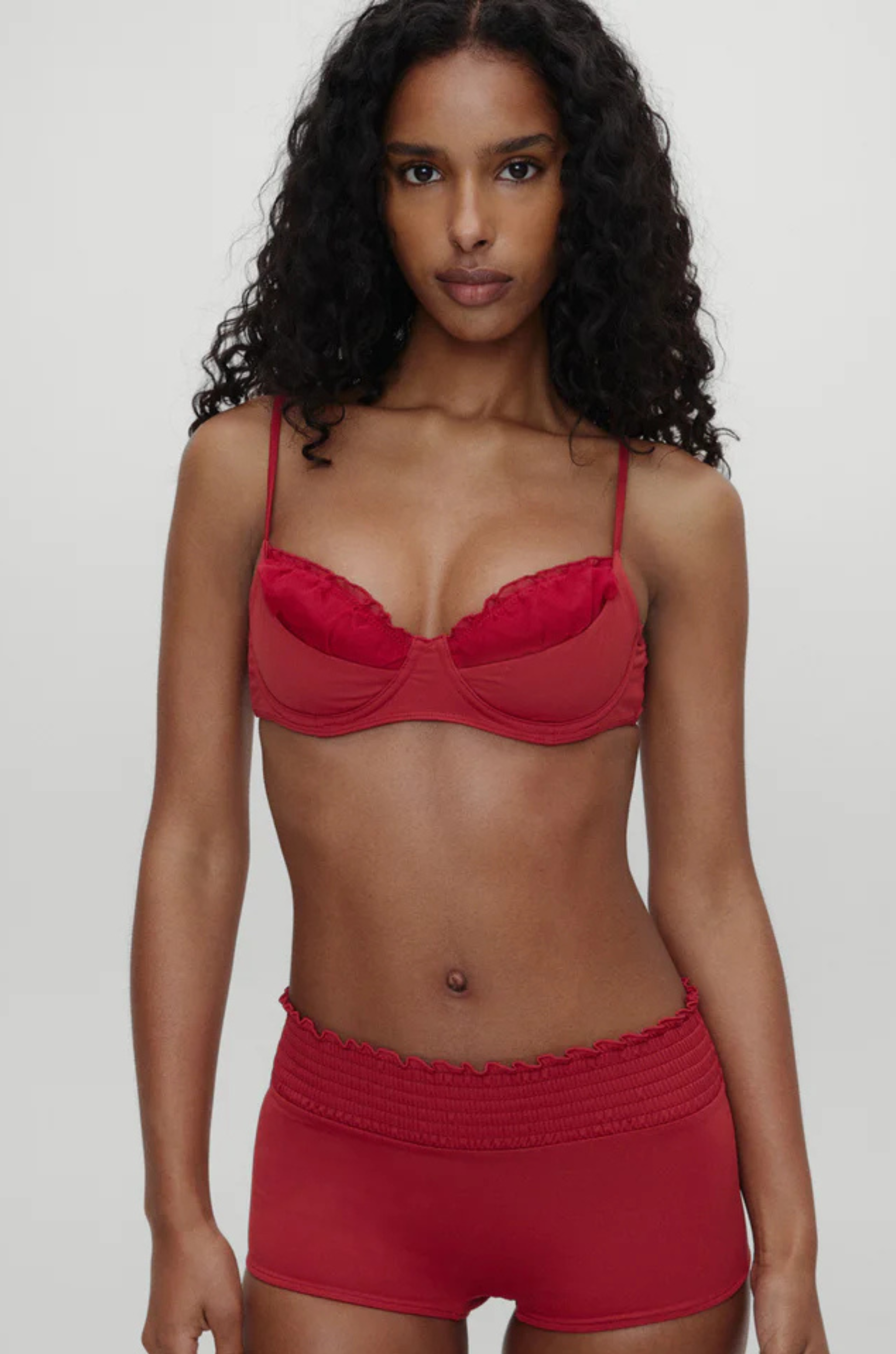 frankies bikini red dress Frankies Bikinis Audrey Mini Dress by Frankies Bikinis