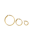 gold hoop earrings