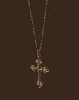 gold cross necklace