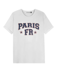 white paris france oversized tshirt tee