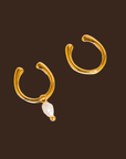 18K Gold Non-Tarnish Freshwater Pearl Hoop Ear Cuff
18K Gold Plating
Freshwater Pearl Stainless Steel
Long Side Measurement: 0.9"
Short Size Measurement: 0.53" Diameter
Lead and Nickel Free
Hypoallergenic
Water Resistant
gold ear cuff