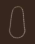 Handmade 18k gold-filled simulated baroque pearl necklace
pearl necklace
