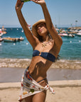 Printed woven bandana/sarong. Unlined. Lobster bandana. Lobster sarong. Shell sarong. Beach cover up. sarong for the beach. european summer outfit. european summer sarong