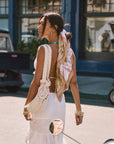 Crochet lace crop top. Adjustable drawstring straps. Fully lined. open back crop top. white cropped tank top. mexico outfit. vacation outfit. going out top. european summer top. european summer outfit. vacation outfit