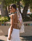 Crochet lace crop top. Adjustable drawstring straps. Fully lined. open back crop top. white cropped tank top. mexico outfit. vacation outfit. going out top. european summer top. european summer outfit. vacation outfit