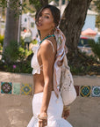 Crochet lace crop top. Adjustable drawstring straps. Fully lined. open back crop top. white cropped tank top. mexico outfit. vacation outfit. going out top. european summer top. european summer outfit. vacation outfit