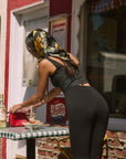Woven crop top. Fixed straps. Front hook and eye closures. Lace trim. Side zipper closure. Fully lined. blank tank top. black crop top tank top. top that hooks in the front. black corset top. going out top. european summer outfit. european summer top. vaction outfit.