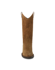 Suede mid-calf western boot
Textile lining
Padded insole
Pull-on style
brown suede cowboy boot
country concert boot
festival boot