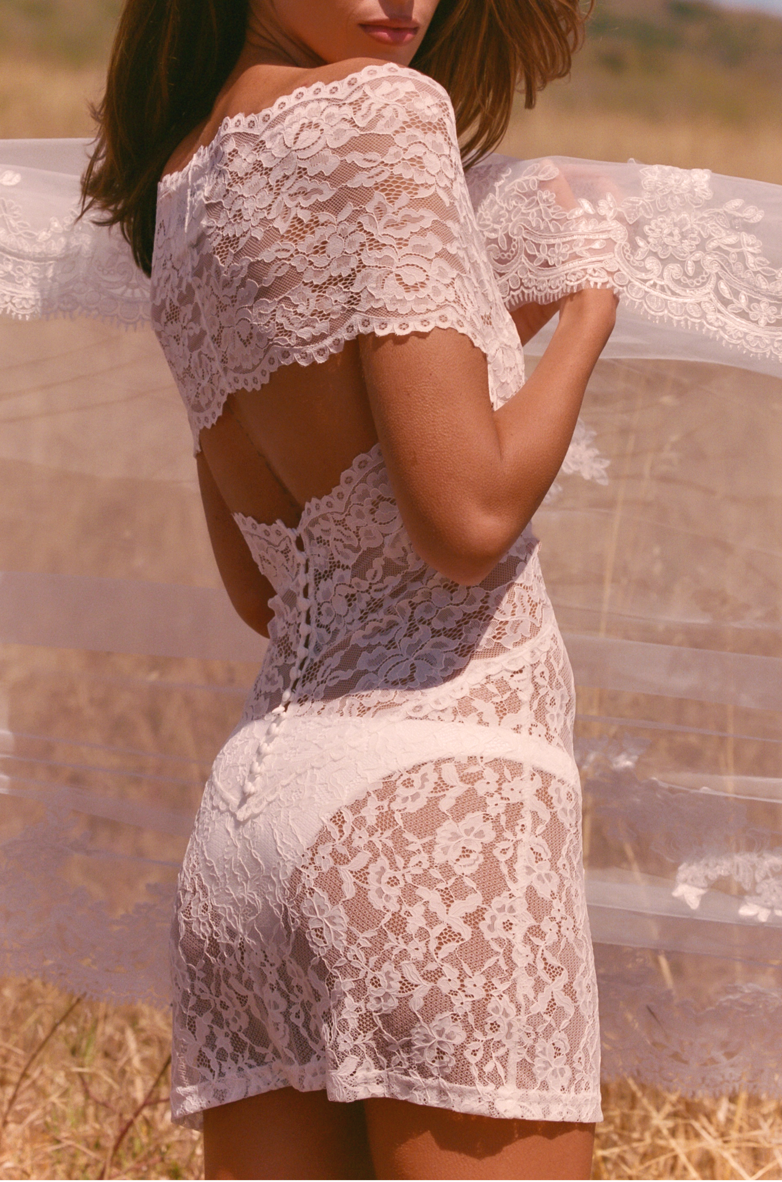 True Love Lace Mini Dress by Frankies Bikinis