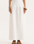 white Linen maxi skirt
Drop waist
A-line silhouette
bridal skirt set
white maxi skirt