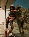 1, 2 Many Lace Capri Pant